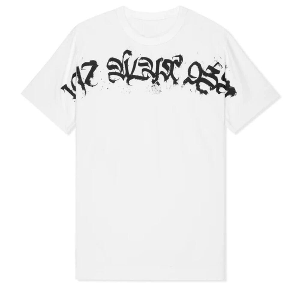 ALYX Graphic Cotton White Logo Graphic T-shirt‎ Size L
